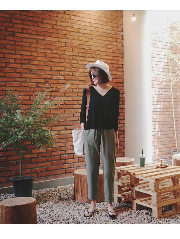 Outwear Summer Thin Casual Cotton and Linen Autumn Maternity Pants — 19