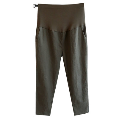 Outwear Summer Thin Casual Cotton and Linen Autumn Maternity Pants — 2