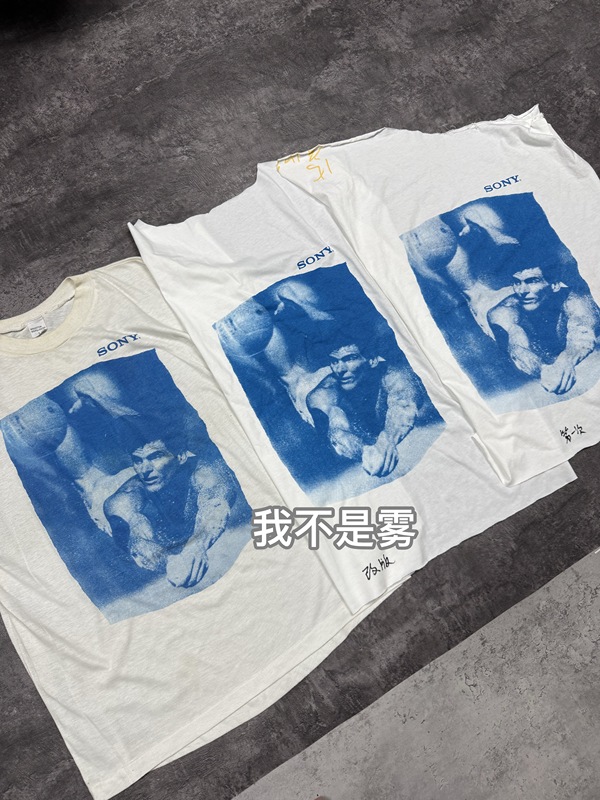 [Really Popular Item] I Am Not a Fog Vintage 00S Sony Short-Sleeved, Short and Wide Boxy Fit