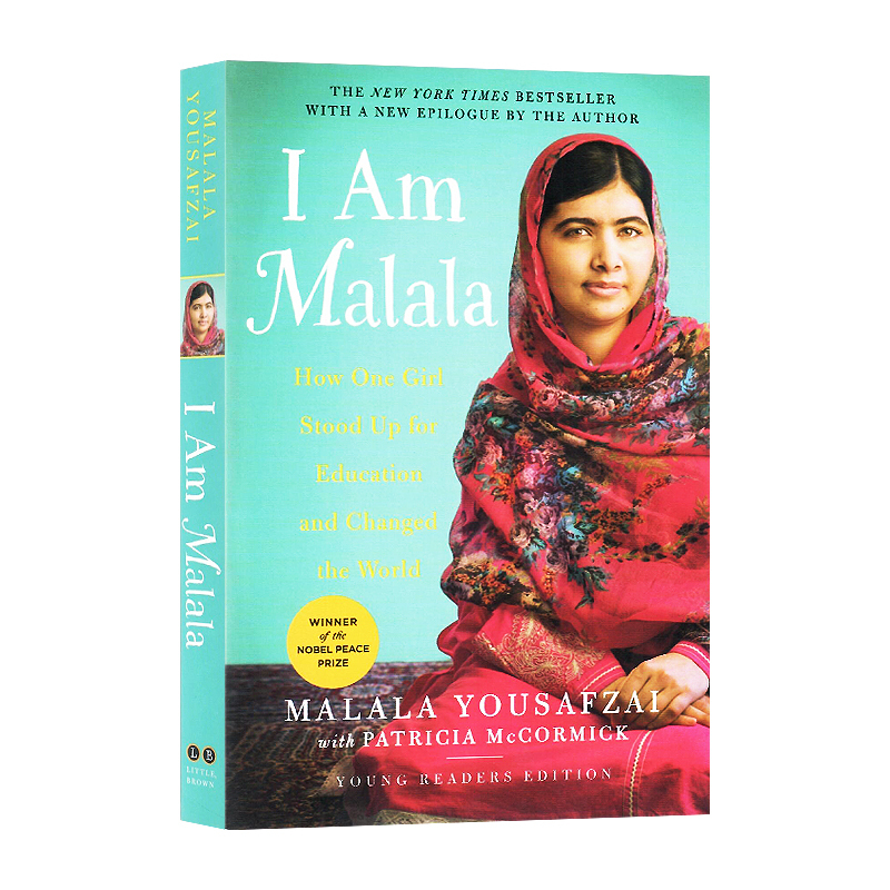 I Am Malala, Original English Edition, Nobel Peace Prize Biography, Inspirational Literature, Novel, Imported English Original Edition, Student Extracurricular Reading Material