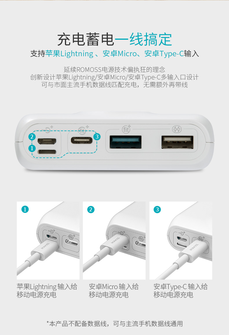 Luoma Shi Bảo 20.000 mA rechargeyour nhanh công suất lớn di động điện thoại di động phổ biến điện thoại di động siêu mỏng chính hãng - Ngân hàng điện thoại di động cục sạc dự phòng anker