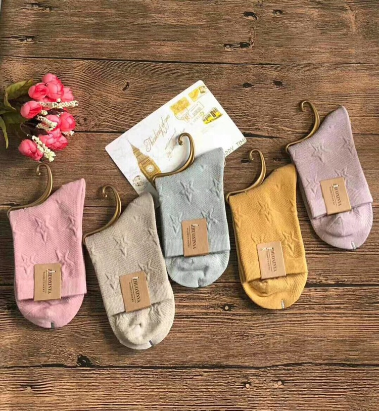 5 đôi mùa thu và mùa đông đôi kim dày lên tất nữ ống cotton vớ sinh viên nữ cotton Nhật Bản vớ gió đại học tất nike chính hãng