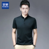 Летняя одежда для отдыха, футболка с коротким рукавом, летняя трендовая футболка polo, сезон 2021, высокий воротник