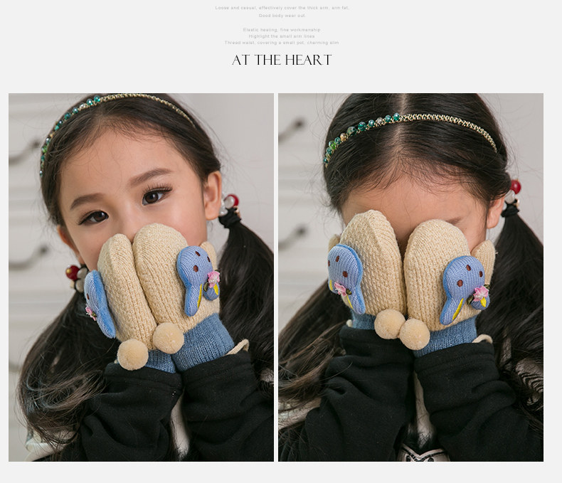 Gants pour fille en de laine - Ref 2149716 Image 10