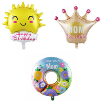 Kindergarten New Mothers Festival Apron Trophy Flower Garden Aluminum Film Balloon Mothers Festival Series Styling Decorative Balloons