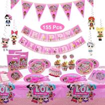 Doll Party Supplies Cuppaper Trays Childrens Birthday Dress Suit