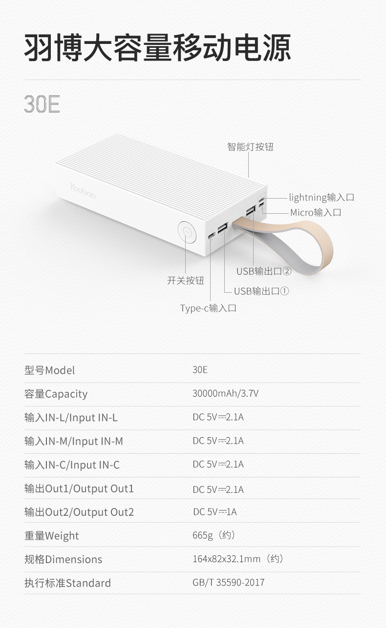 Sạc Po 30000 mA đèn pin LED đèn mah nhanh phí điện thoại di động với số lượng lớn polymer điện thoại di động điện đèn flash táo đỏ thông thường kê Huawei vivo Yu Bo ban đầu được uỷ quyền chính thức - Ngân hàng điện thoại di động pin dự phòng 10000mah