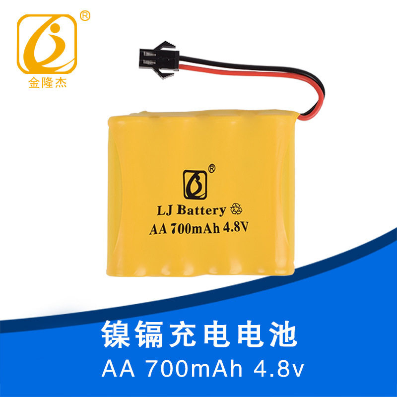 Remote control car rechargeable battery pack 4 8v700mAh M-type nickel-cadmium battery pack AA5 rechargeable battery remote control electric