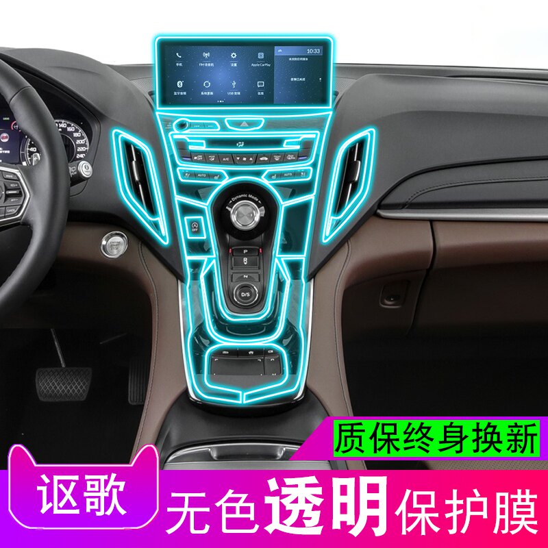 19-22 Models Song Rdx Central Control Navigation Liquid Crystal Screen Meter Platoon Interior Protective Film Tu Painted Face Decoration