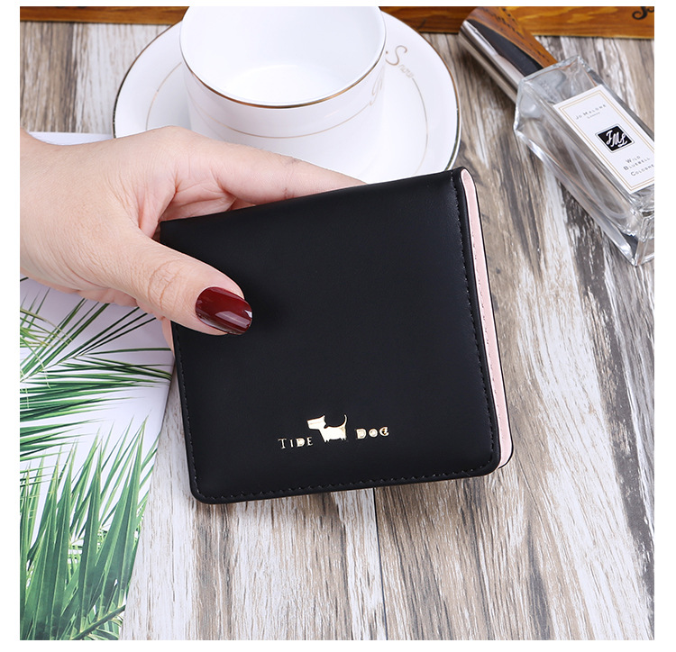 Ví mới nữ ngắn mỏng Hàn Quốc dễ thương gà gà lady ví mini sinh viên giảm giá 20% ví 5theway