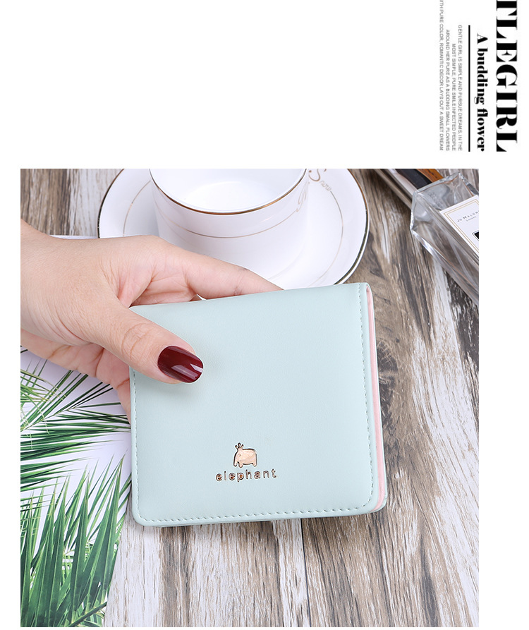 Ví mới nữ ngắn mỏng Hàn Quốc dễ thương gà gà lady ví mini sinh viên giảm giá 20% ví 5theway