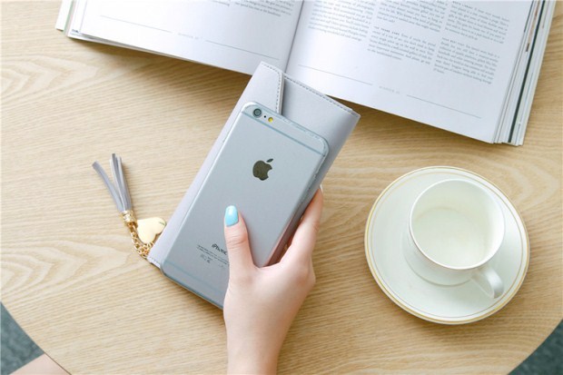 Ví nhỏ nữ thời trang mới dài Nhật Bản và Hàn Quốc của ví nhỏ xinh xắn tua rua ví da nam cao cấp
