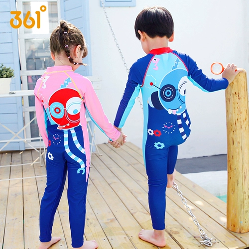 361, детский купальник подходит для мужчин и женщин, быстросохнущий лонгслив, штаны, защита от солнца, подходит для подростков