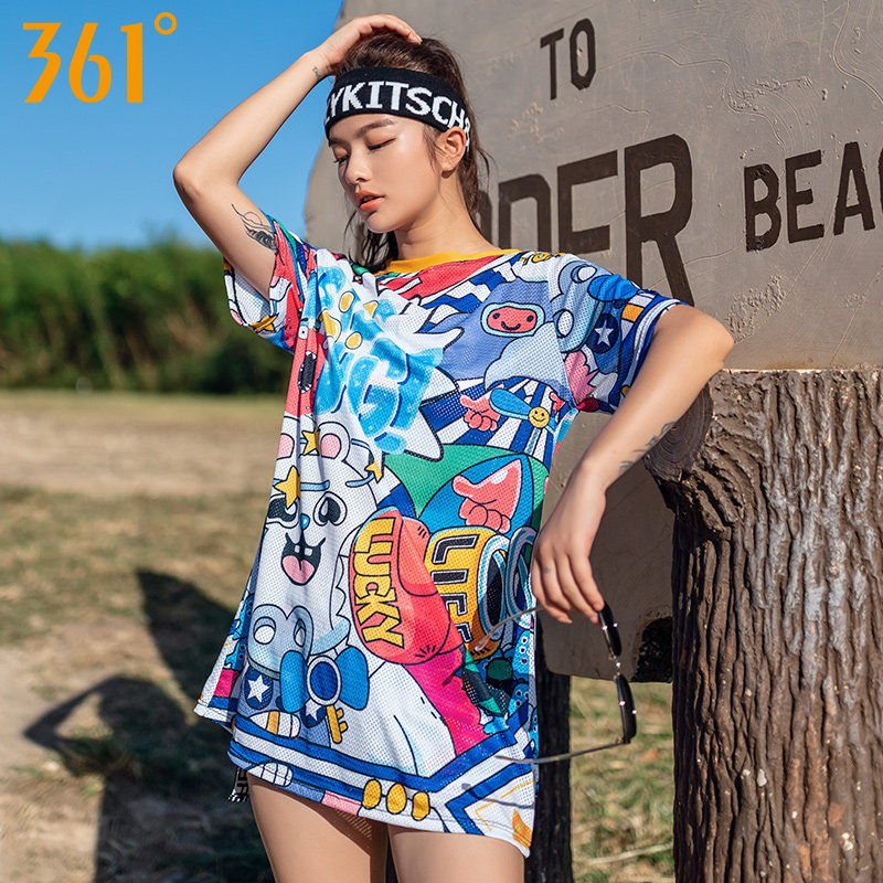 361 swimsuit women soaking hot spring three-piece pullover split type conservative cover belly thin sports style sexy swimsuit