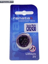 Swiss Renata button battery CR2430 3V lithium volvo car key remote control S60 V40