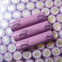 Flat-head brand new 18650 Lithium battery LED flashlight rechargeable battery 3 7V 18650 rechargeable lithium battery