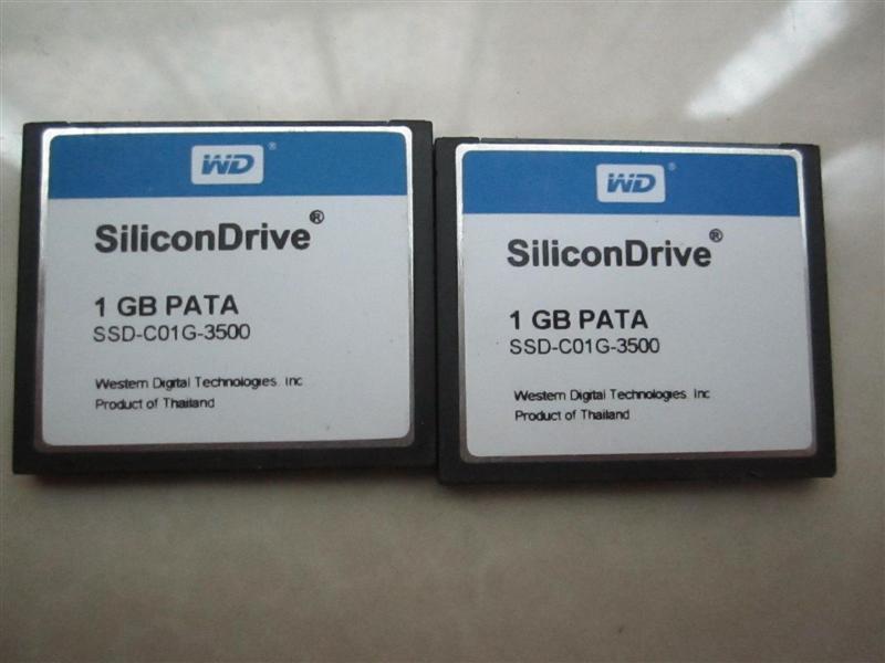 Original WD CF 1G SSD-C01G-3500 SILION CF Card 1GB Industry Level CF Card