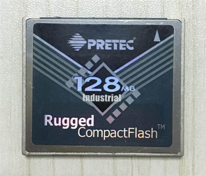 Original Shiwan PRETEC CF 128M Industry Level CF Card 128MB Industrial Control Center for numerical control machine tool processing center