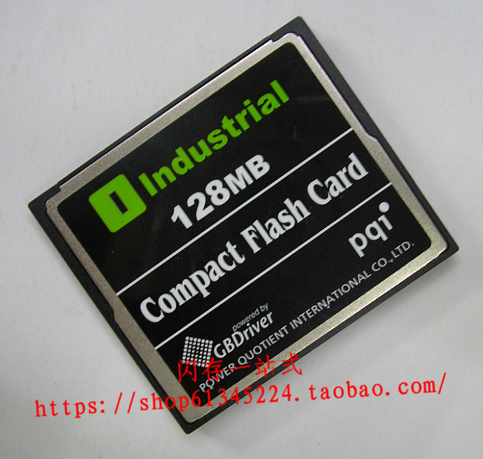 Original Loaded Surge of PQI CF 128M Industry Level CF Card 128MB GBDriver Program Industrial Control Numerical Control