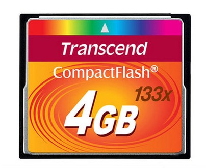 Original TRANSCEND CF 4G high speed 133X camera CF card 4GB memory card