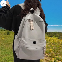Wеndy LULU new backpack trendy large capacity simple design niche college women and men backpack