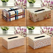 Pumping square tissue box living room facial tissue home atmosphere creative rectangular Nordic style coffee table room hotel fast