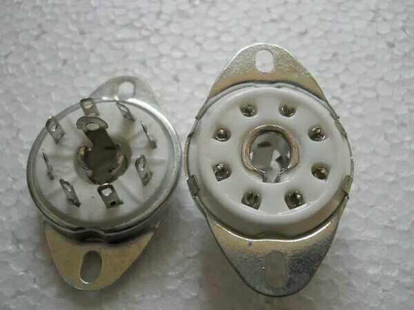 New small 8-pin Beijing 4P1S socket for 4p1s 4j1s 12j1s 12j2s 2j27 vacuum tube