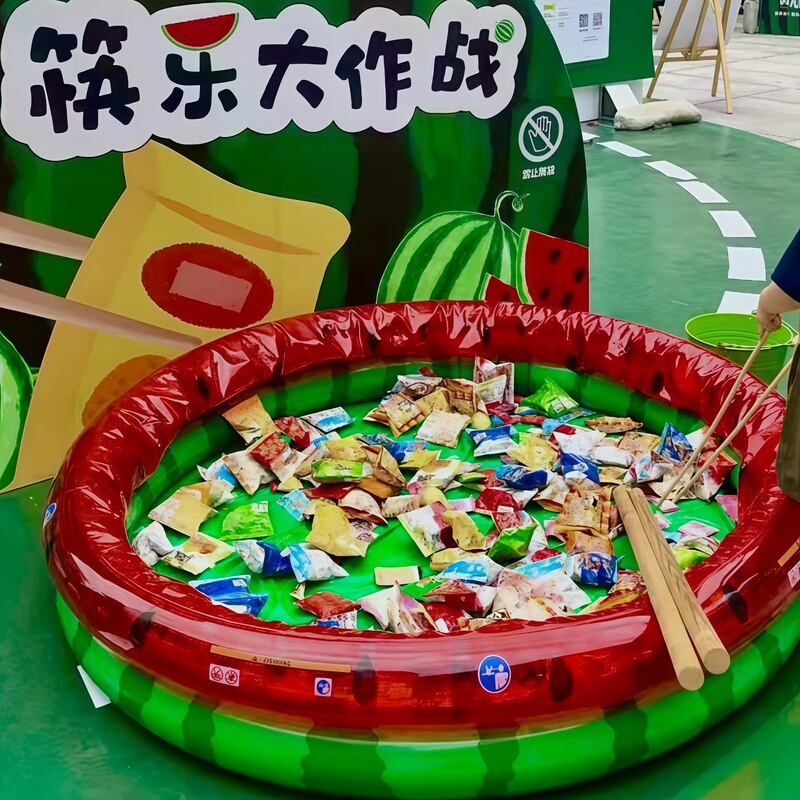 Summer Fun Snacks: Watermelon Pool Stick Games for Children's Day Sports Event and Shopping Mall Fun Games Activities Props