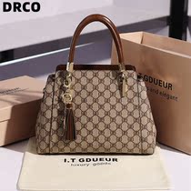 French DRCO New Tide Hundred and Light Single Shoulder Slipper Bag Fashion Leather Handbag Casual Mom Bag