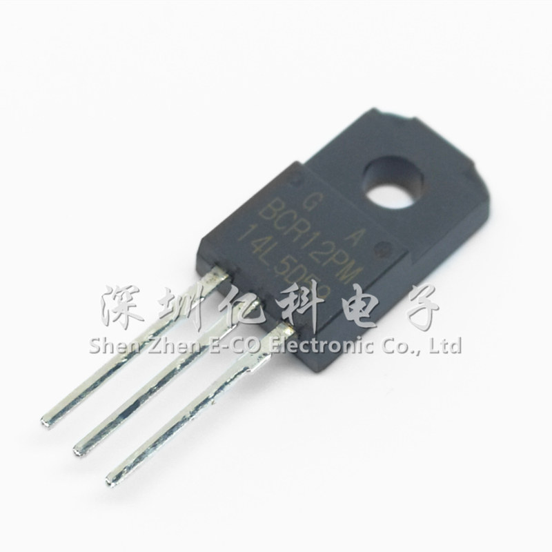 BCR12PM-14L/12L全新进口 12A/700V/600V双向可控硅TO-220F晶闸管