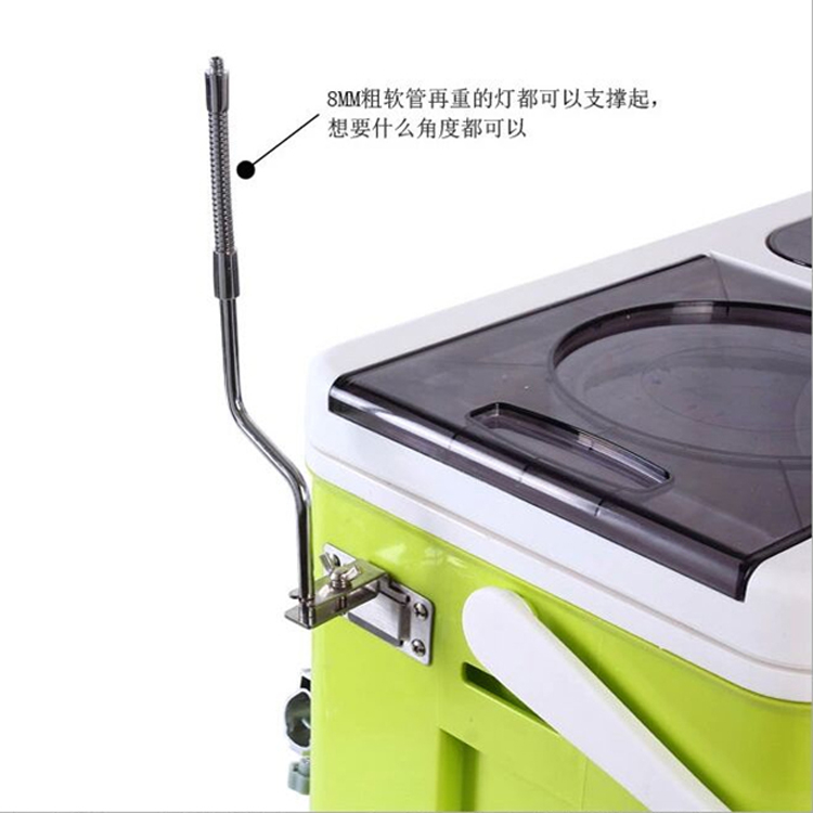 Ưu đãi đặc biệt 包邮 chèn hộp câu cá đa năng khung đèn đêm câu cá đứng khung câu cá phụ kiện ánh sáng ống dày cần câu lure giá rẻ