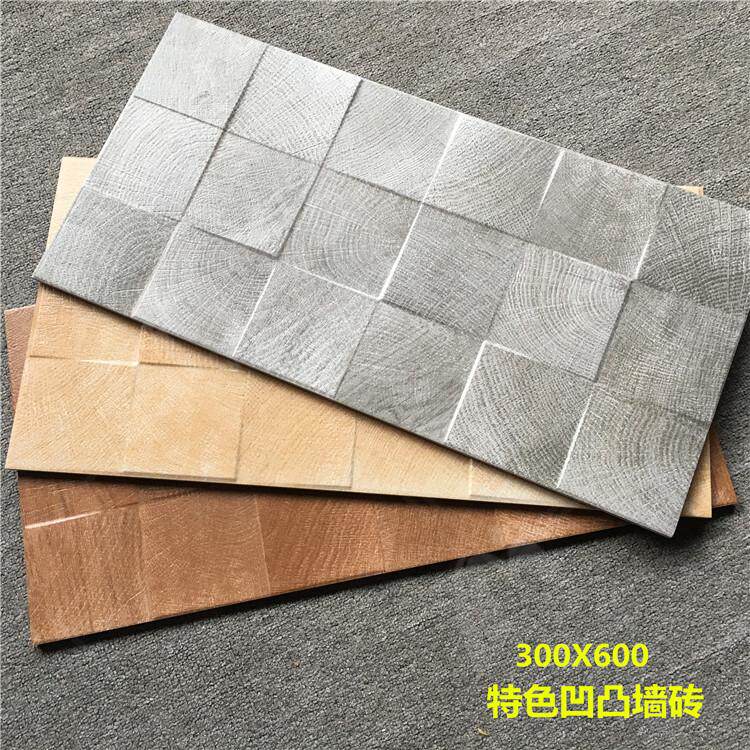 Featured wood grain rugged face wall brick individuality antique 300X600 Fashion Wall brick atmosphere stale wood grain wall brick