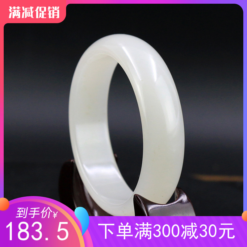 Jade A Han White Yu Bracelet will sell gifts to Afghanistan Jade bracelet live shot original new HOT