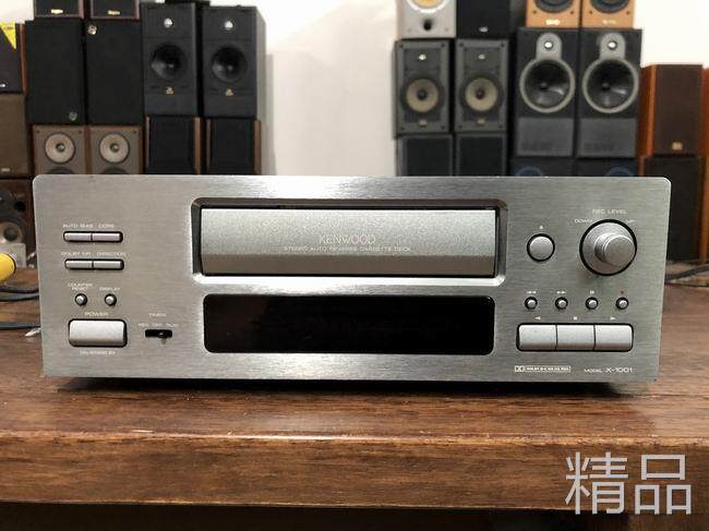 KENWOODカセットデッキX-1001メンテ音出し動作品、ベルト交換、再録 希少完