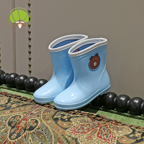 Детский дождевик, нескользящая обувь, детские сапоги для мальчиков, туфли, средней длины