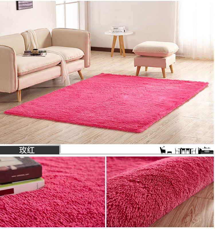 Washable phòng ngủ thảm đơn giản màn ngủ dày cô gái dễ thương phòng tatami phòng đỏ mat sống thảm - Thảm thảm nằm cho bé