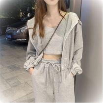 Autumn 2021 New Korean version can salt sweet fried street three-piece jacket loose casual fashion sports suit women