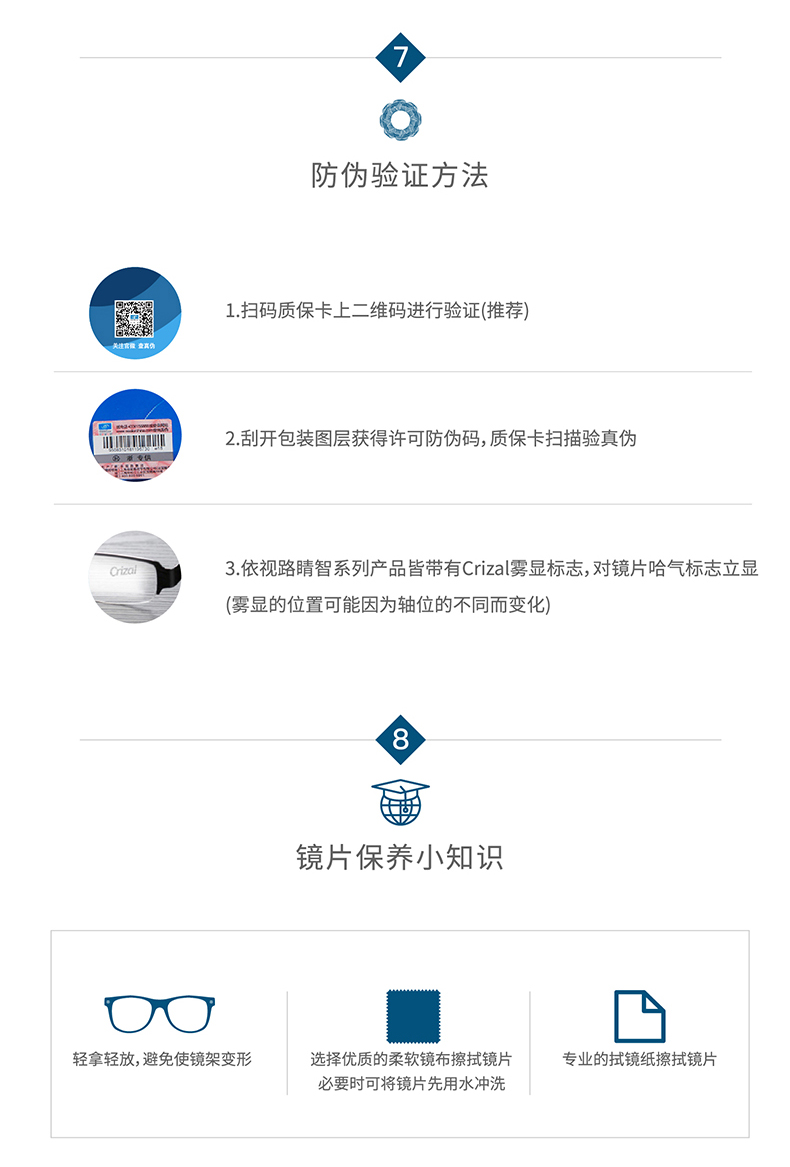 依视路 睛智系列 轻蓝a4防蓝光镜片 2片装 图16