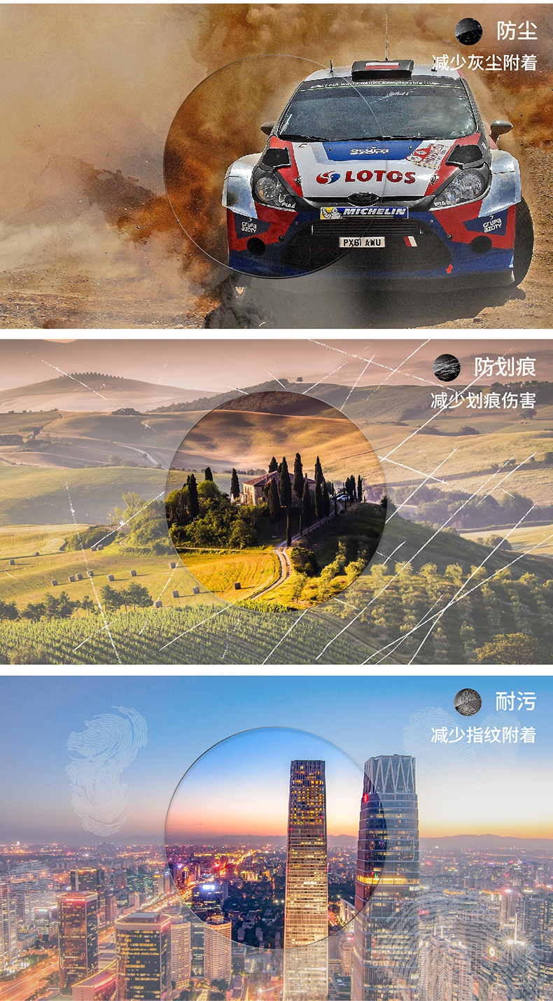 依视路 睛智系列 轻蓝a4防蓝光镜片 2片装 图10