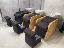 Net Red Shop Hairdresseshop Online Red Hair Salon Special Washing head beds Semi-lying upscale Beauty hair Shop Beauty Fat Half Lying Flush Bed