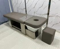 Barber shop high-end washing bed full hair salon dedicated Thai massage Flushing bed ceramic basin stainless steel hair bed