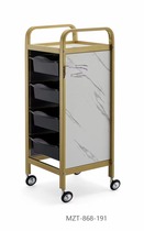 New hair salon hairdressing shop tool cabinet barber shop cabinet multifunctional trolley wooden haircut cabinet