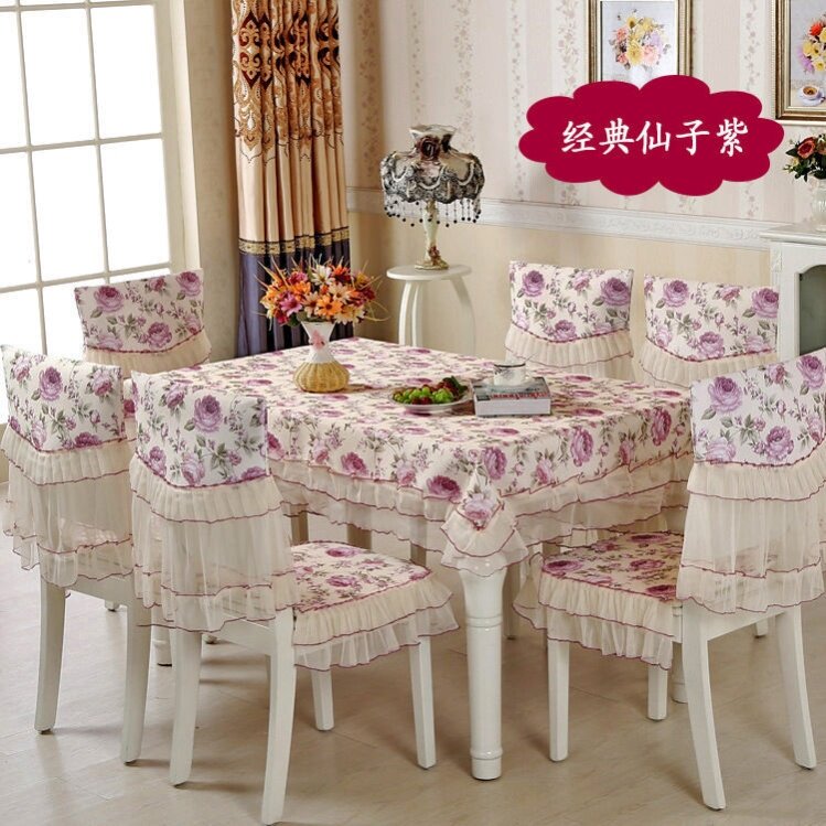 Xiaoqing new rectangular chair series chair set coffee cushion Western food Nordic wind table chair set 40