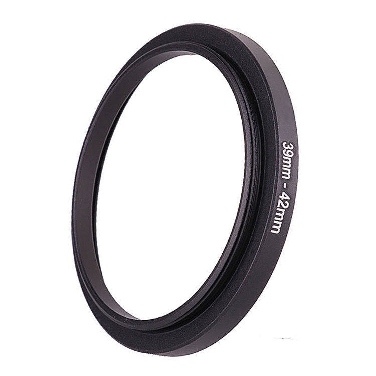 39-42mm lens filter lens adapter ring 39 lens to pick up 42 filter lens 39 external thread 42 internal thread small turn large