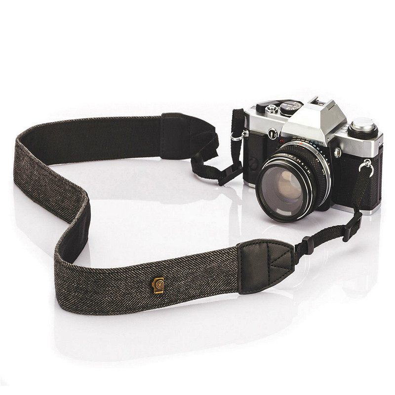 Single Eye Camera Shoulder Strap Metal Sensation Retro Art Universal Hanging Neck Camera Shoulder Strap Decompression Non-slip Shoulder Strap
