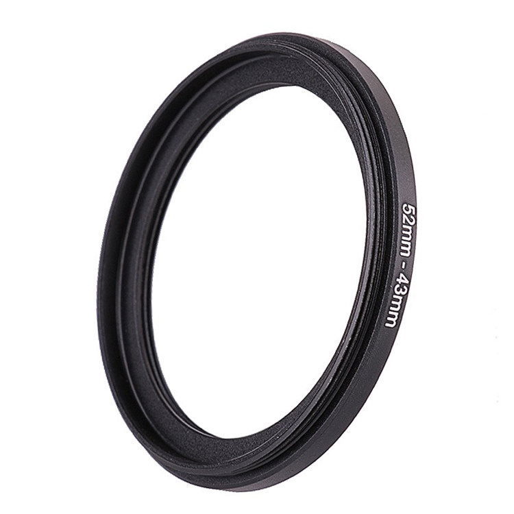 52-43mm lens filter adapter ring 52 lens connected 43 filter 52 external thread 43 internal thread big to small