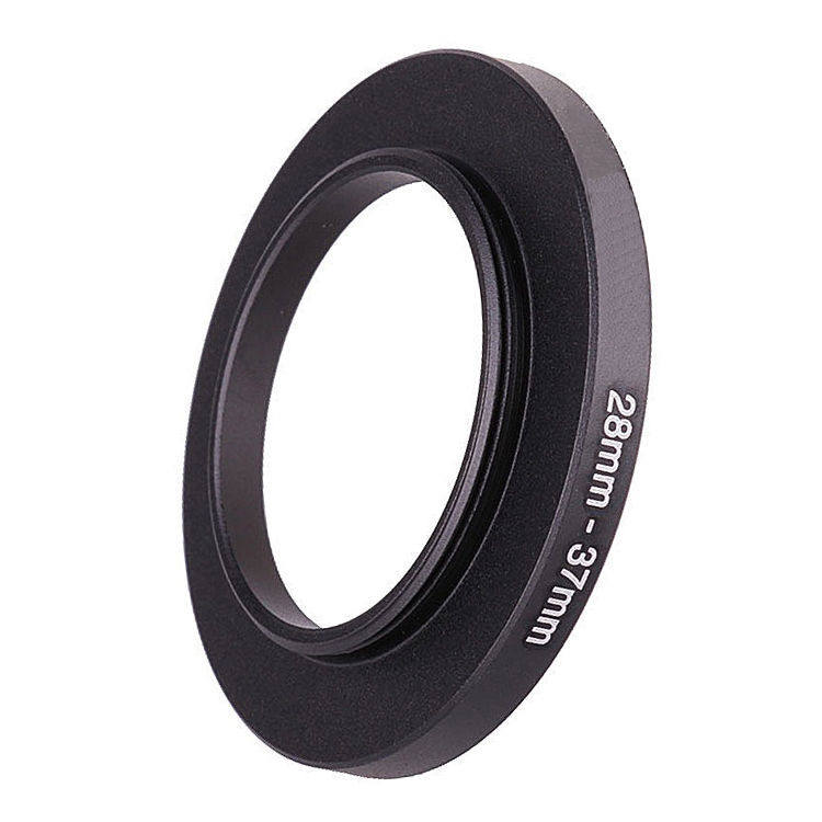 28-37mm lens filter lens adapter ring 28 lens to pick up 37 filter lens 28 external thread 37 internal thread small turn large