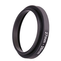 27-28mm lens filter lens adapter ring 27 lens to pick up 28 filter lens 27 external thread 28 internal thread small turn large