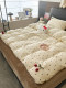 Thickened Winter Milk Velvet Four-Piece Bedding Set 2026 New Cute Cream Style Warm Duvet Cover and Three-Piece Bed Sheet Set