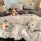 Class a Milk Velvet Four-Piece Set 2026 New Coral Velvet Duvet Cover Thickened Warm Bedding Three-Piece Set 4